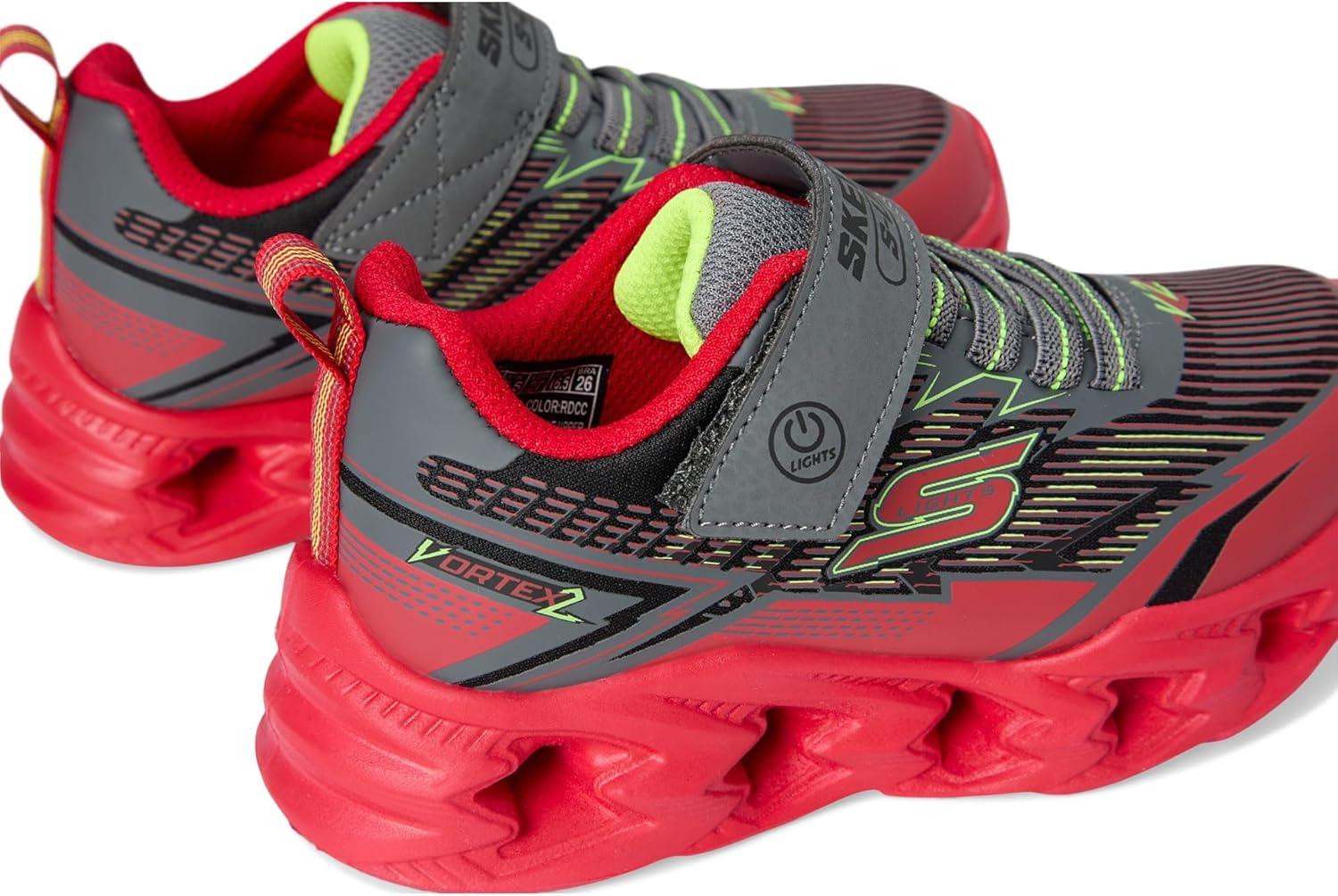 imageSkechers Boys Vortex 20RedCharcoal
