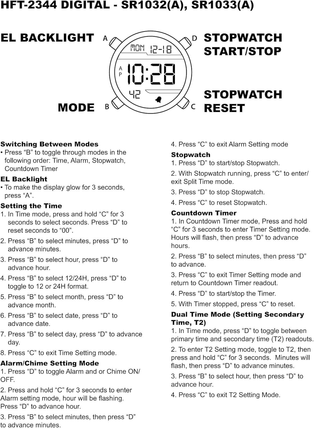 imageSkechers Digital Sports Watch for MenFlournoy Black