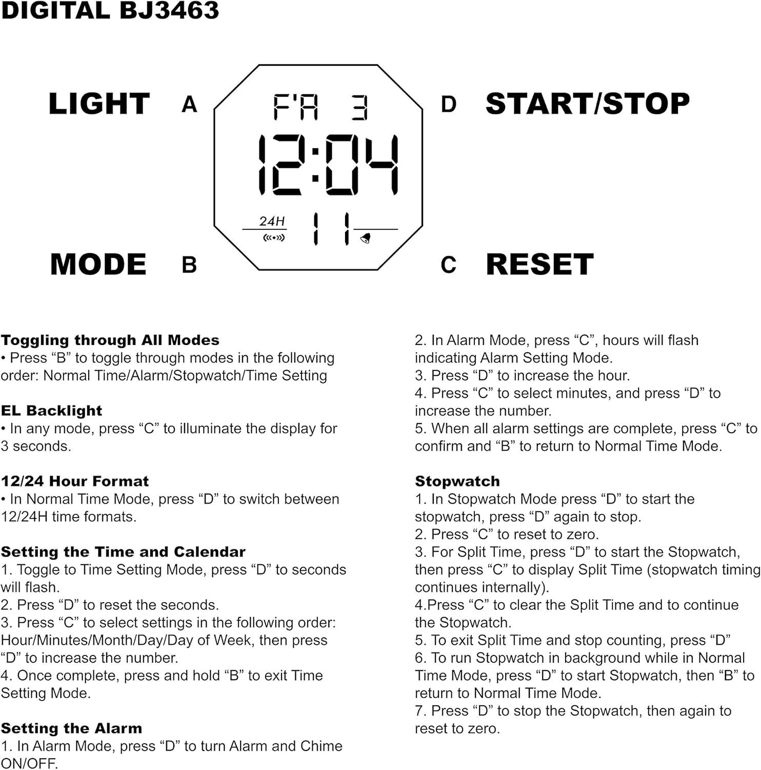 imageSkechers Digital Sports Watch for MenKeats BlackBlue