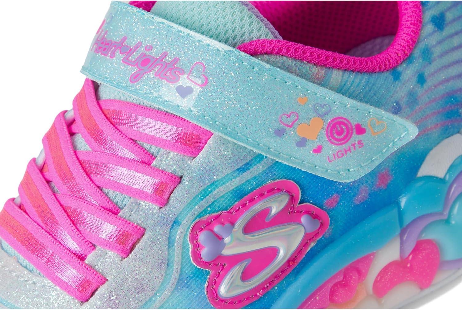 imageSkechers Girls Eternal Heart LightsLight BlueMulti