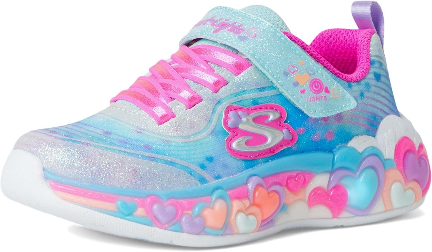 imageSkechers Girls Eternal Heart LightsLight BlueMulti