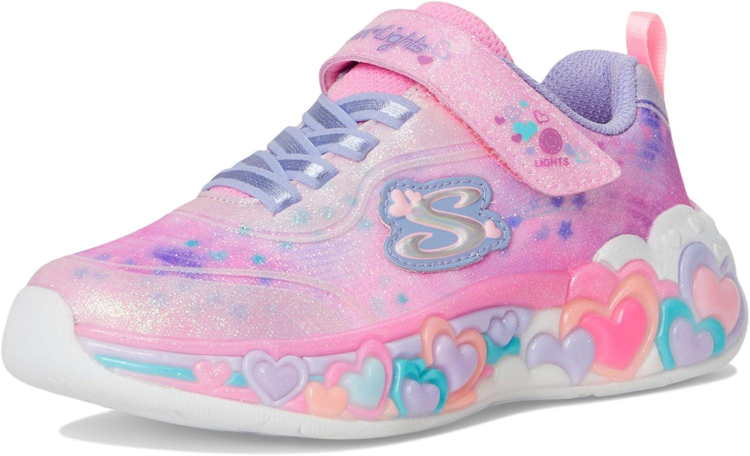 imageSkechers Girls Eternal Heart LightsLink PinkMulti