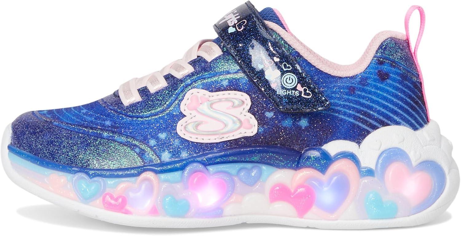 imageSkechers Girls Eternal Heart LightsNavyMulti