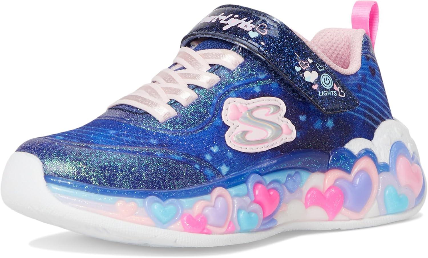 imageSkechers Girls Eternal Heart LightsNavyMulti