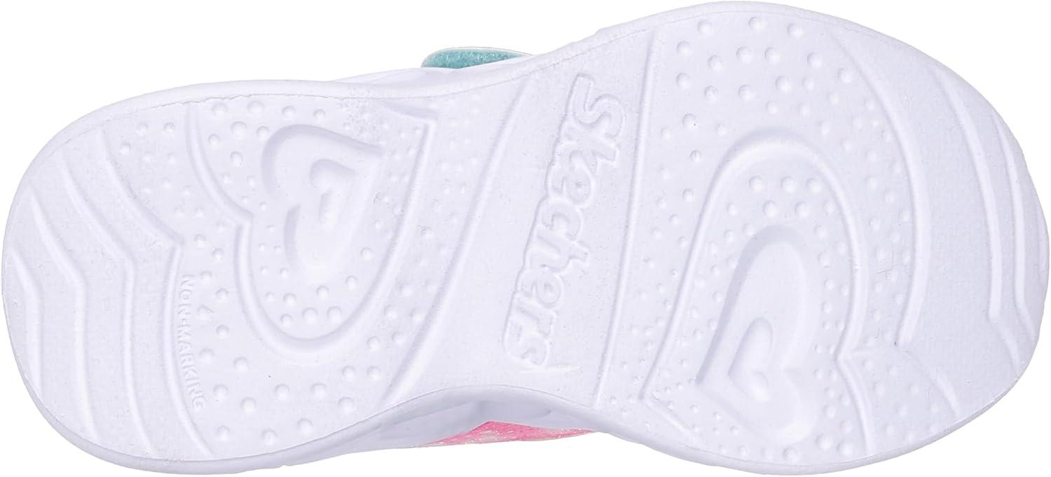 imageSkechers Girls Heart Lights Lovin ReflectiTurquoiseLavender