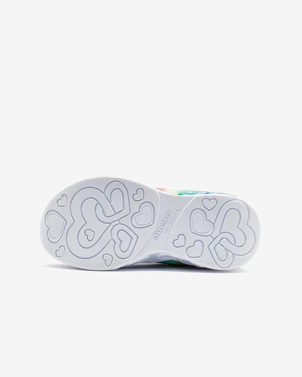 imageSkechers Girls Infinite Heart LightsEternal ShimmerBlackMulti