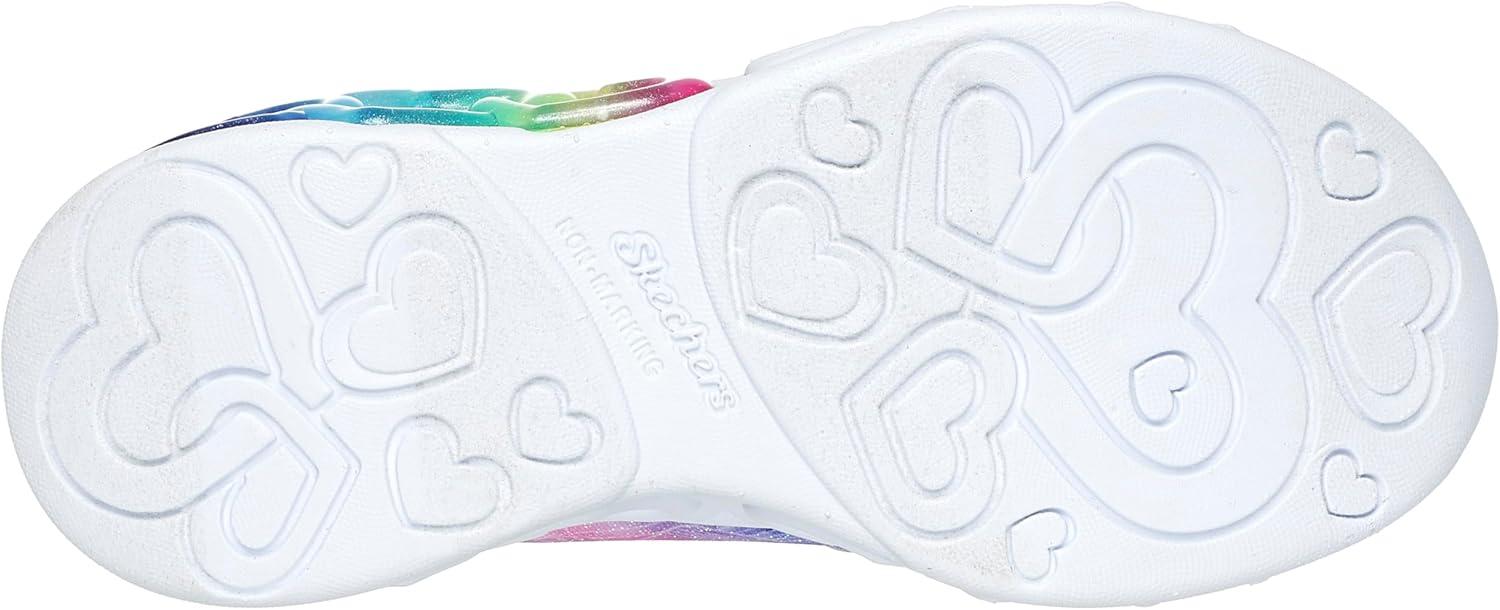 imageSkechers Girls Infinite Heart LightsEternal ShimmerLavenderMulti