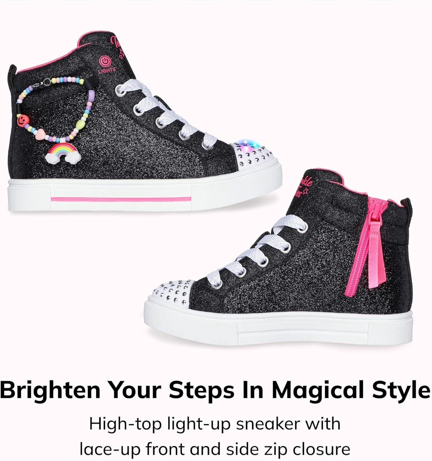 imageSkechers Girls Twinkle Sparks Charm BestieBlack