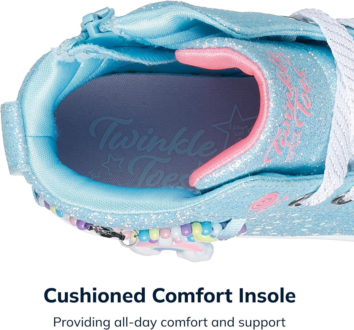 imageSkechers Girls Twinkle Sparks Charm BestieLightBlue