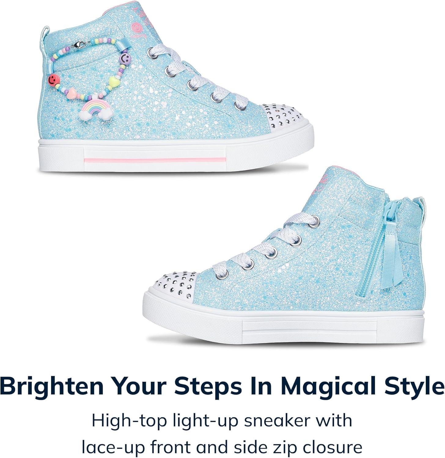 imageSkechers Girls Twinkle Sparks Charm BestieLightBlue