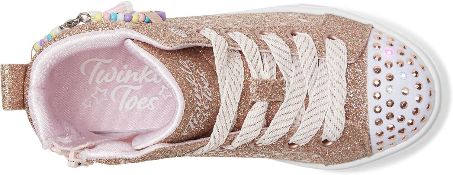 imageSkechers Girls Twinkle Sparks Charm BestieRose Gold
