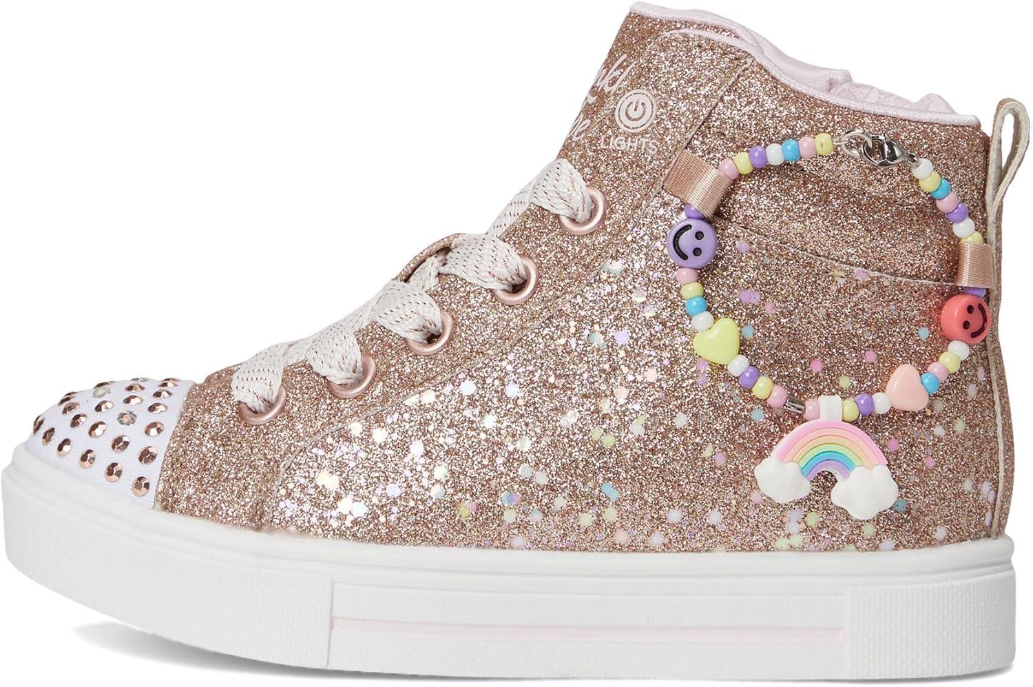 imageSkechers Girls Twinkle Sparks Charm BestieRose Gold