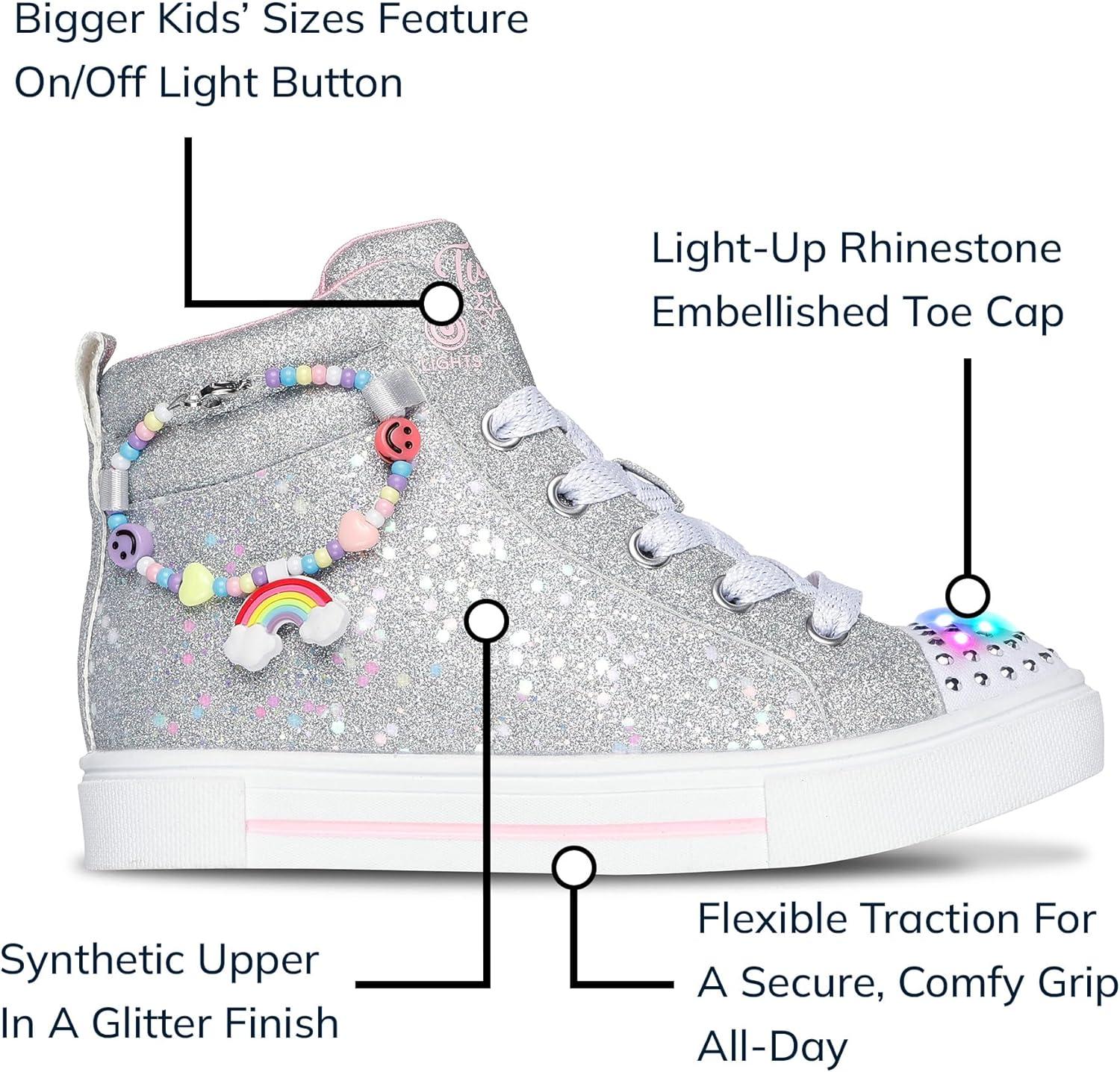 imageSkechers Girls Twinkle Sparks Charm BestieSilver