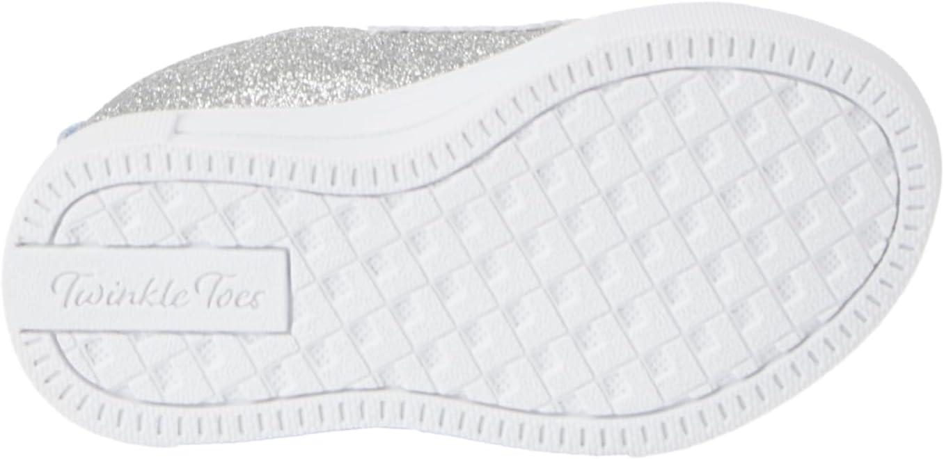 imageSkechers Girls Twinkle SparksGlitter GemsSneakerSilverLight Blue