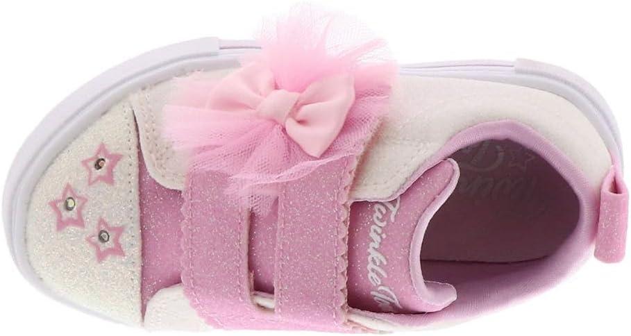 imageSkechers Girls Twinkle SparksGlitter GemsSneakerWhitePink