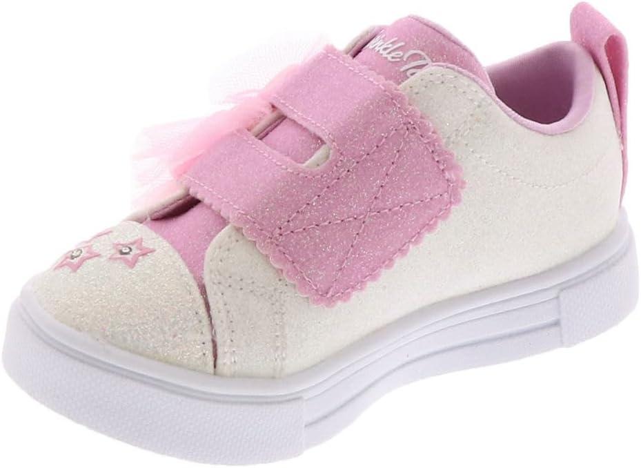 imageSkechers Girls Twinkle SparksGlitter GemsSneakerWhitePink