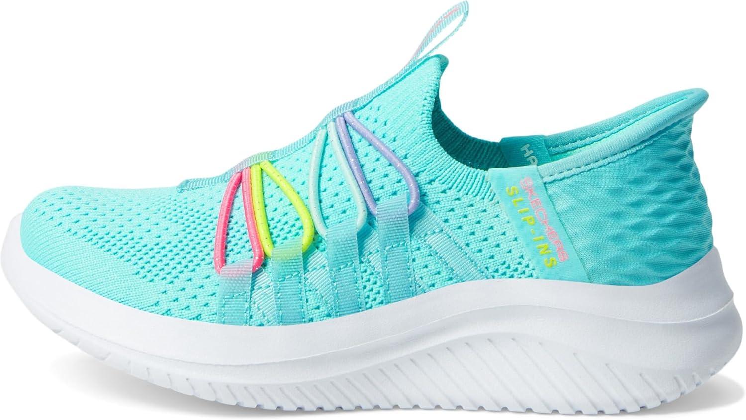 imageSkechers Girls Ultra Flex 30 Bungee FunAquaMulti
