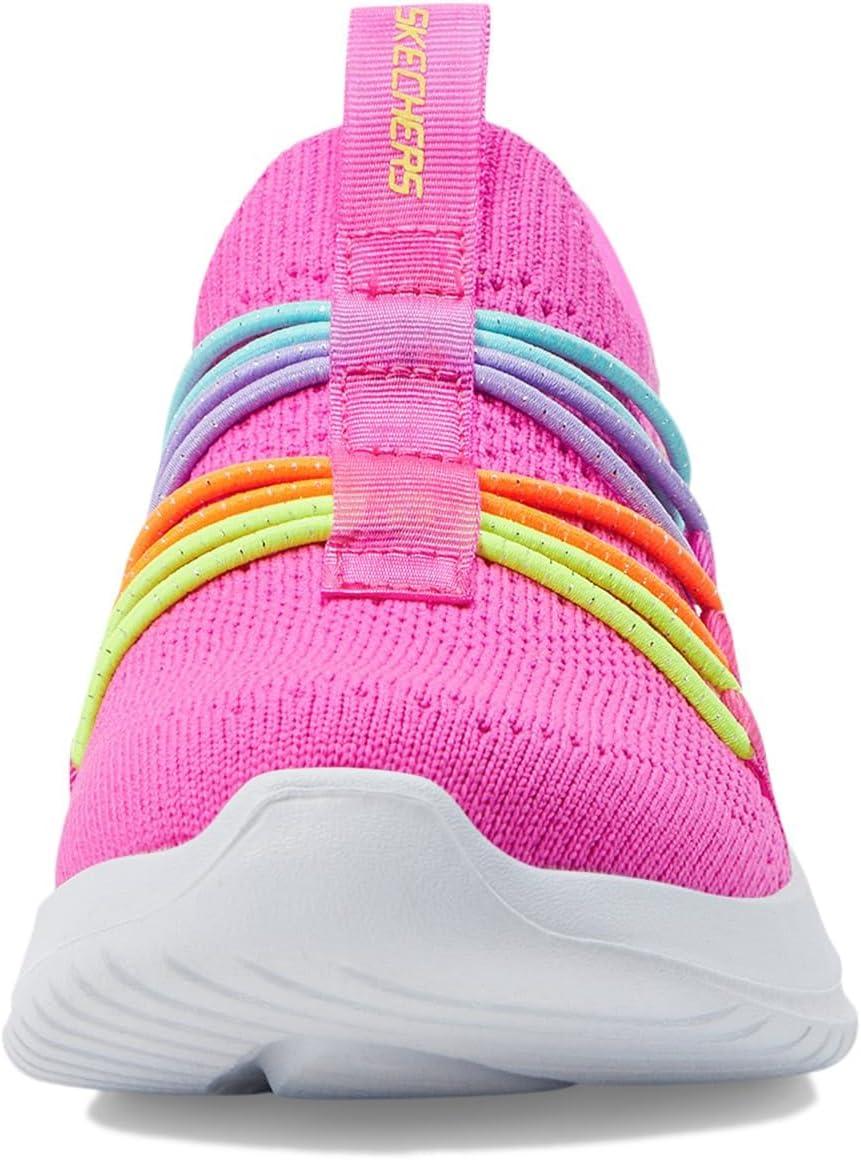 imageSkechers Girls Ultra Flex 30 Bungee FunHot PinkMulti