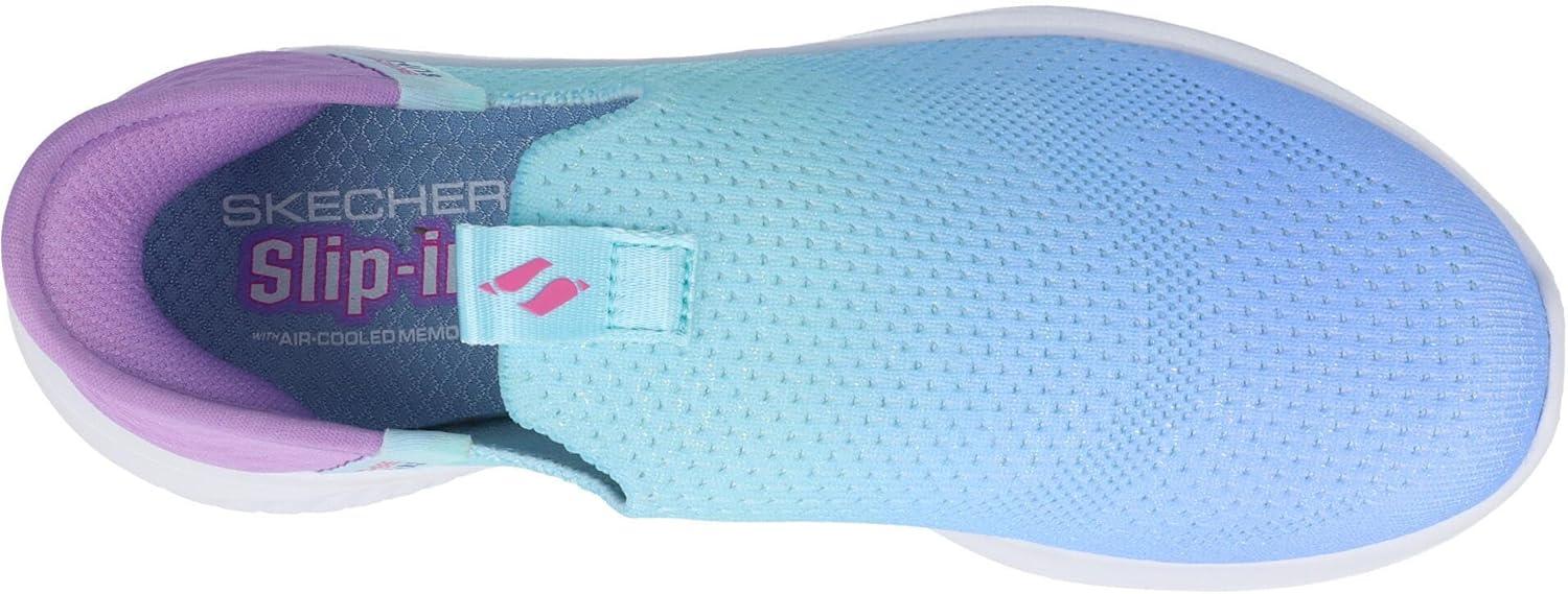 imageSkechers Girls Ultra Flex 30 Color BoostLight BlueLavender