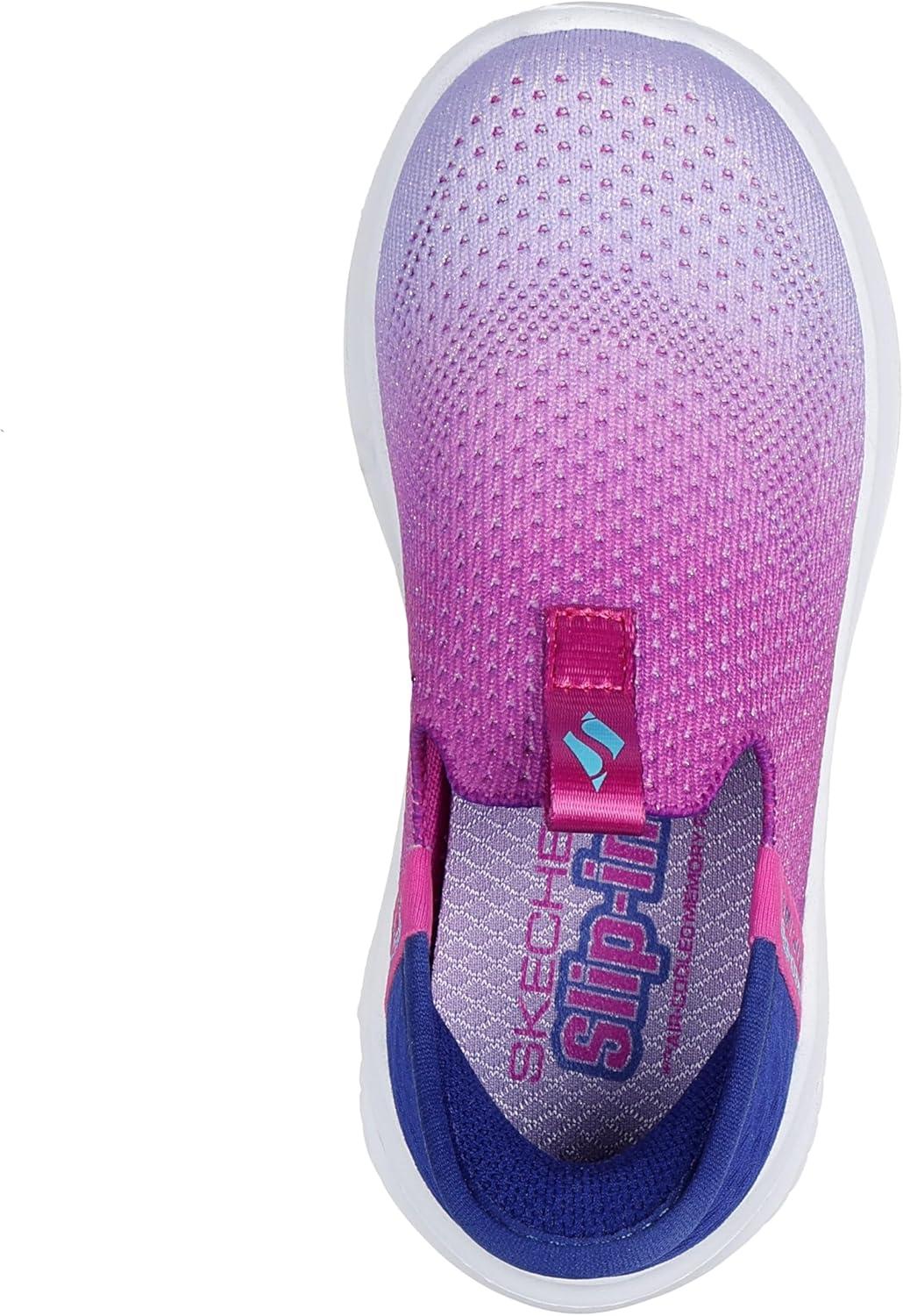 imageSkechers Girls Ultra Flex 30 Color BoostNavyPurple