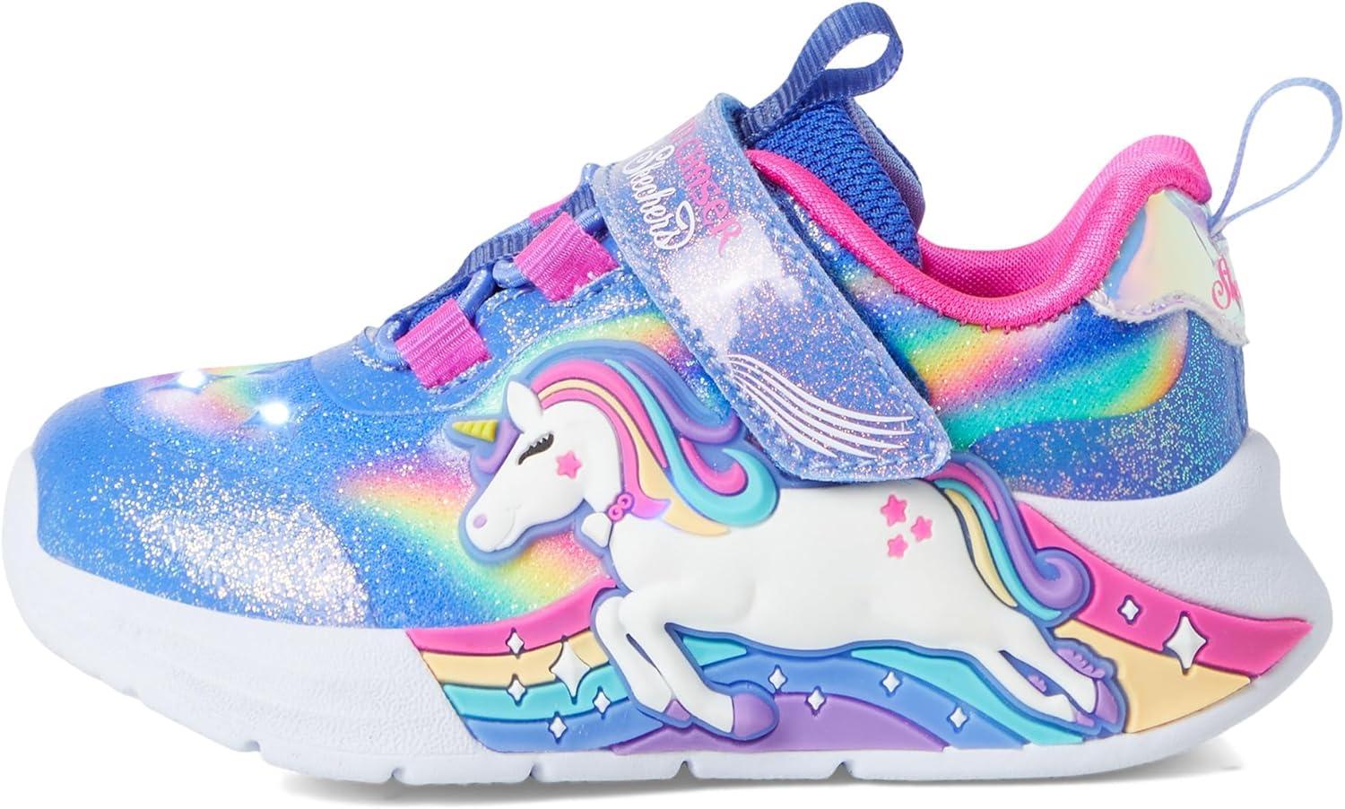 imageSkechers Girls Unicorn ChaserBlue SparkleMulti