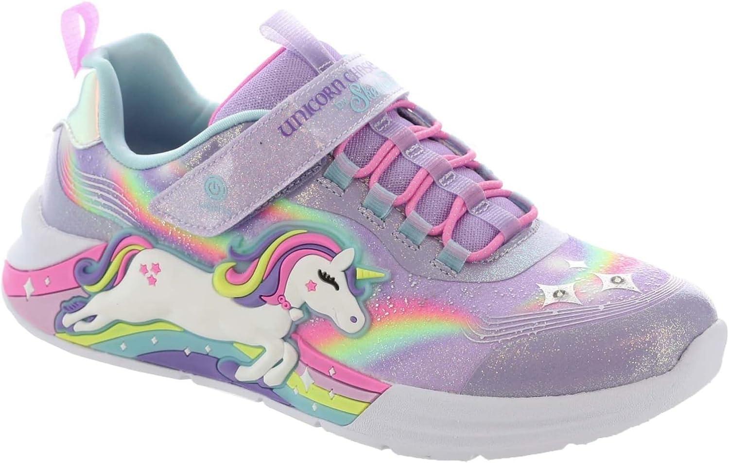 imageSkechers Girls Unicorn ChaserLavenderMulti