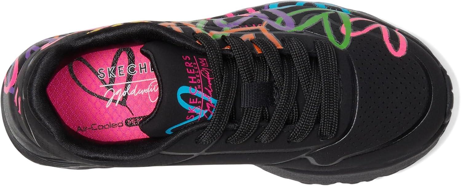 imageSkechers Girls Uno Lite spread the LoveBlackMulti