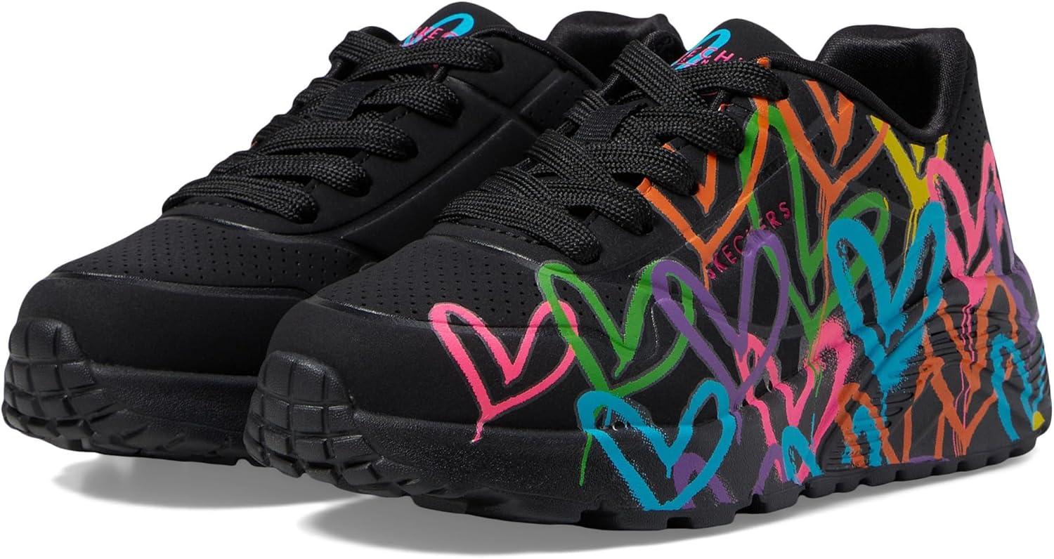 imageSkechers Girls Uno Lite spread the LoveBlackMulti