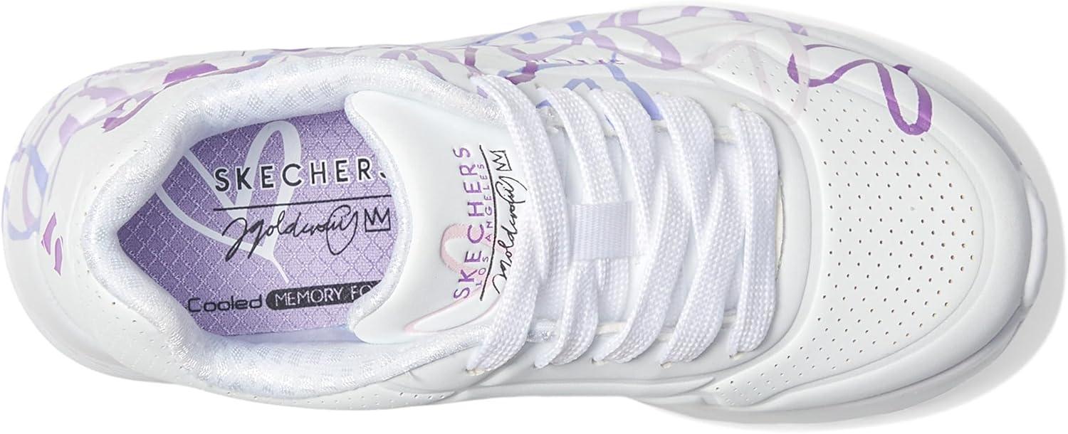 imageSkechers Girls Uno Lite spread the LoveWhiteLight Purple