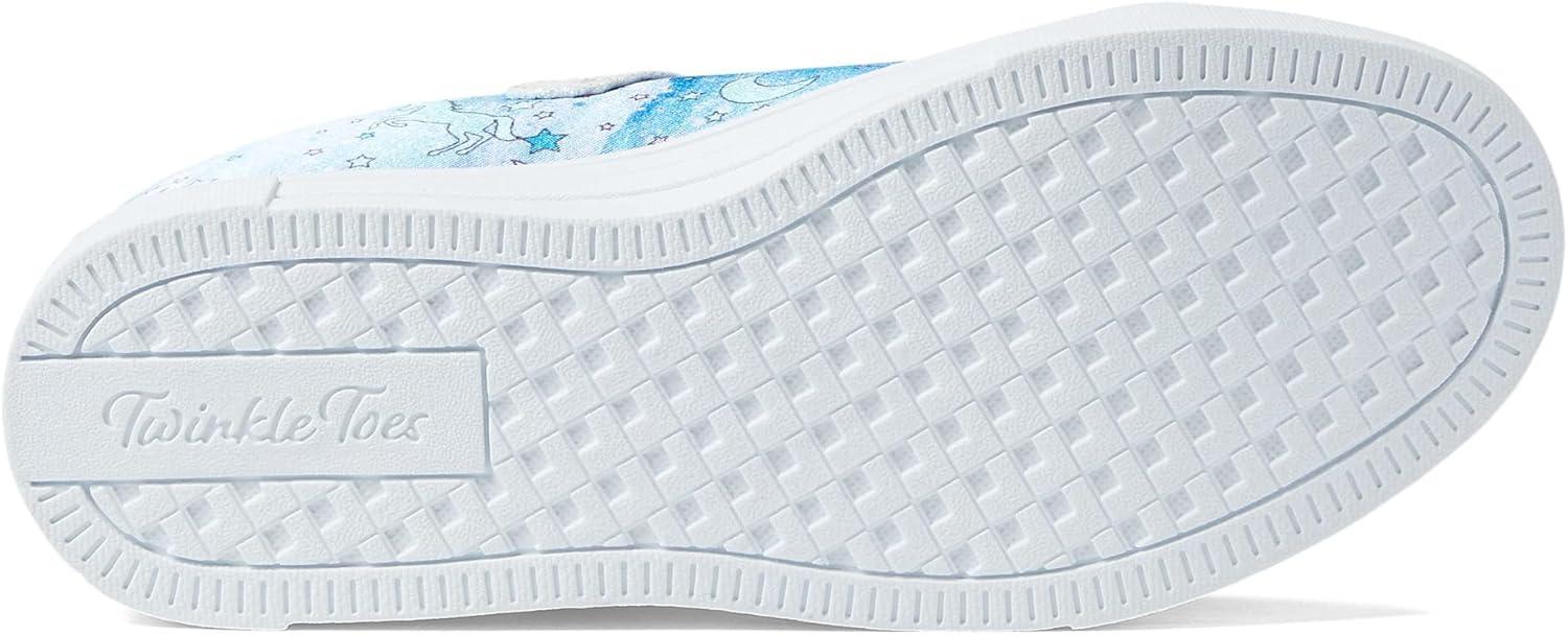 imageSkechers Kids Girls Twinkle Sparks Ice Heather LightUp Sneakers Cushioned Comfort Flexible SoleBlueMulti