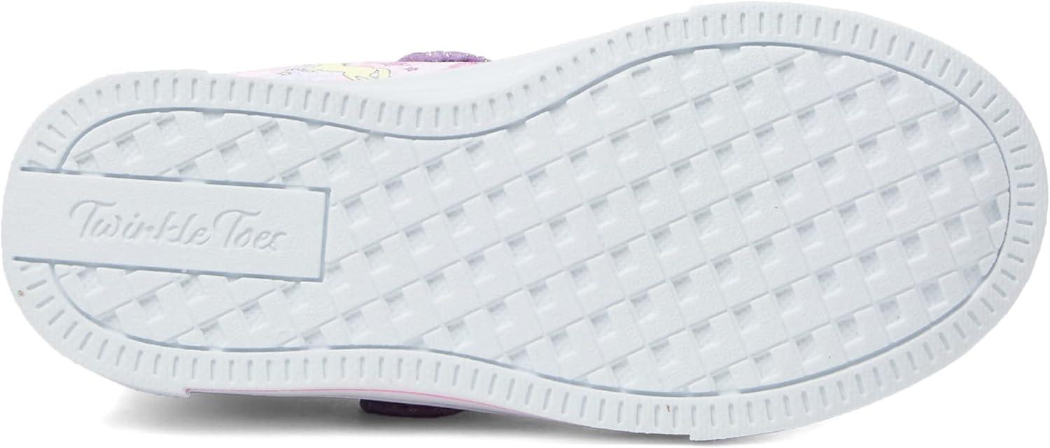 imageSkechers Kids Girls Twinkle Sparks Ice Heather LightUp Sneakers Cushioned Comfort Flexible SolePinkMulti