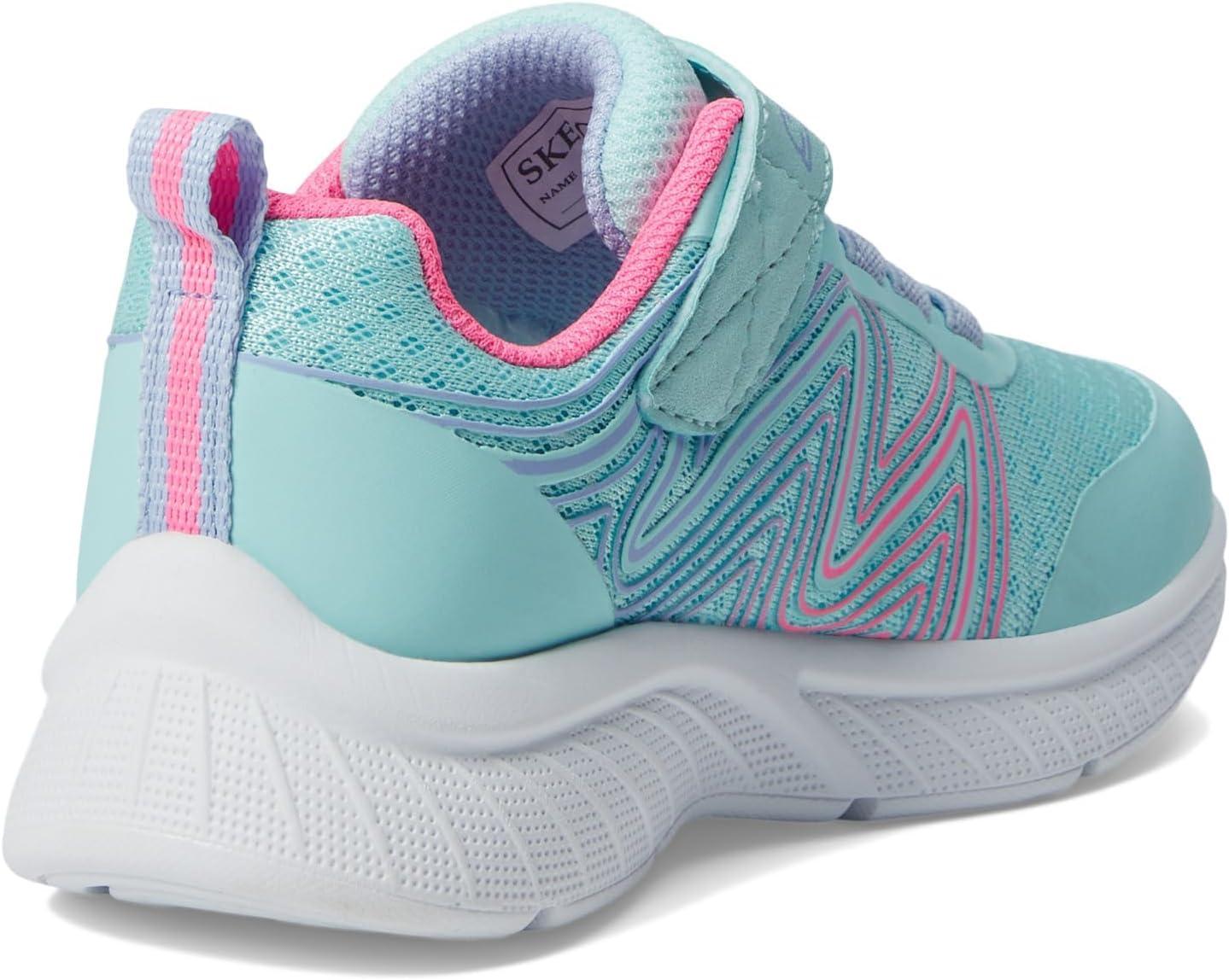 imageSkechers Kids Microspec PlusSwirl Sweet SneakersAquaPink