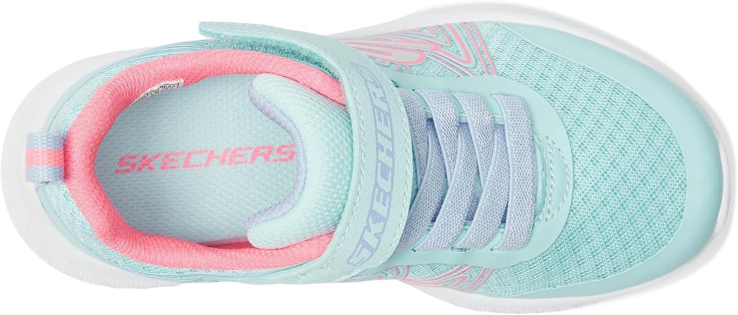 imageSkechers Kids Microspec PlusSwirl Sweet SneakersAquaPink