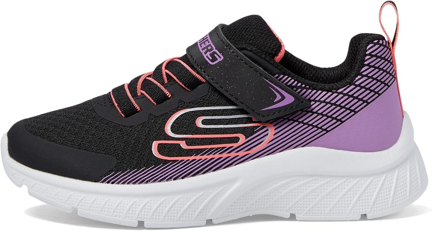 imageSkechers Kids Microspec PlusSwirl Sweet SneakersBlackPurple