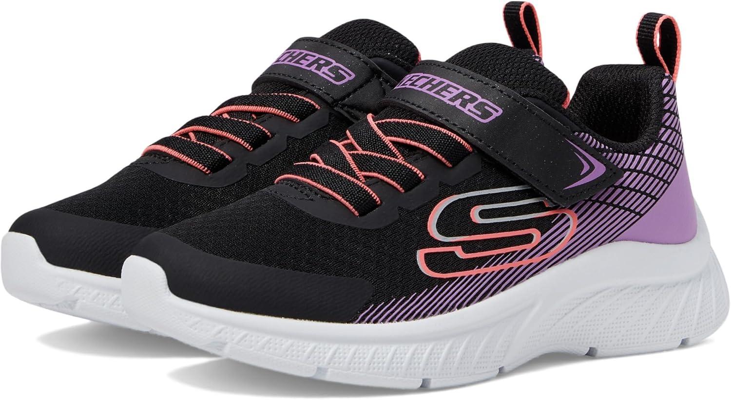 imageSkechers Kids Microspec PlusSwirl Sweet SneakersBlackPurple