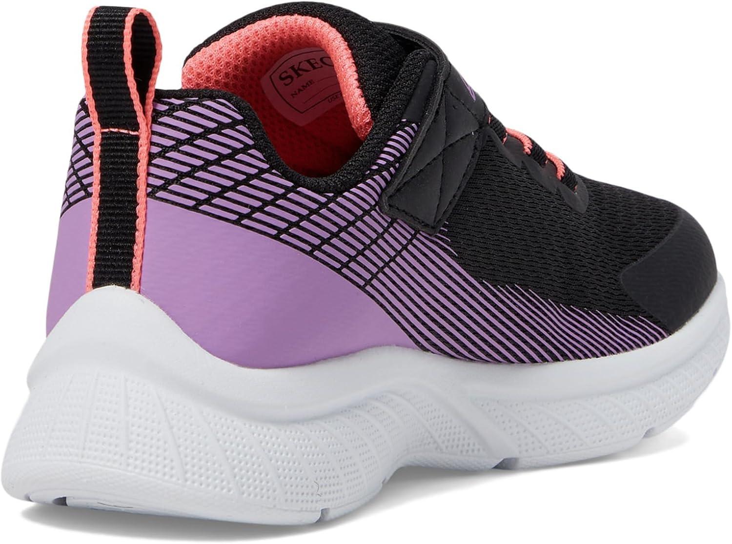 imageSkechers Kids Microspec PlusSwirl Sweet SneakersBlackPurple