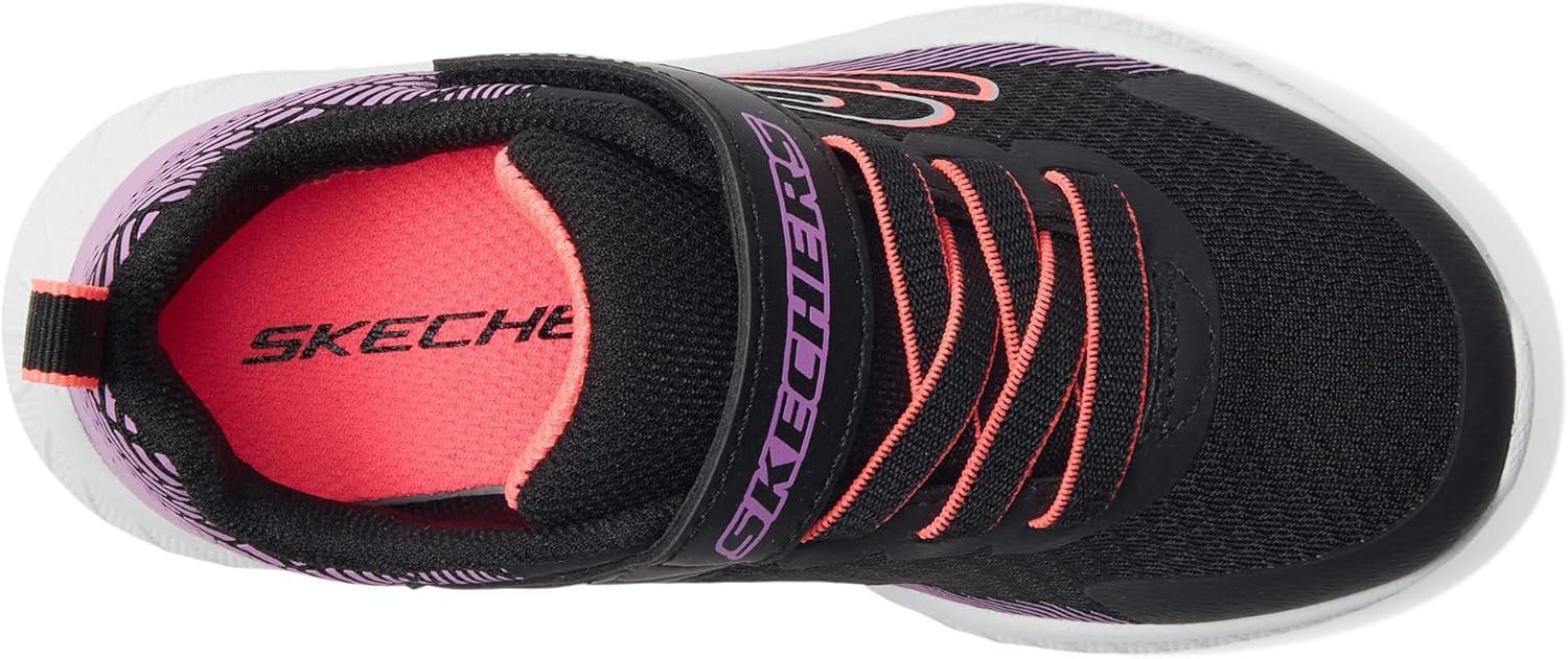 imageSkechers Kids Microspec PlusSwirl Sweet SneakersBlackPurple