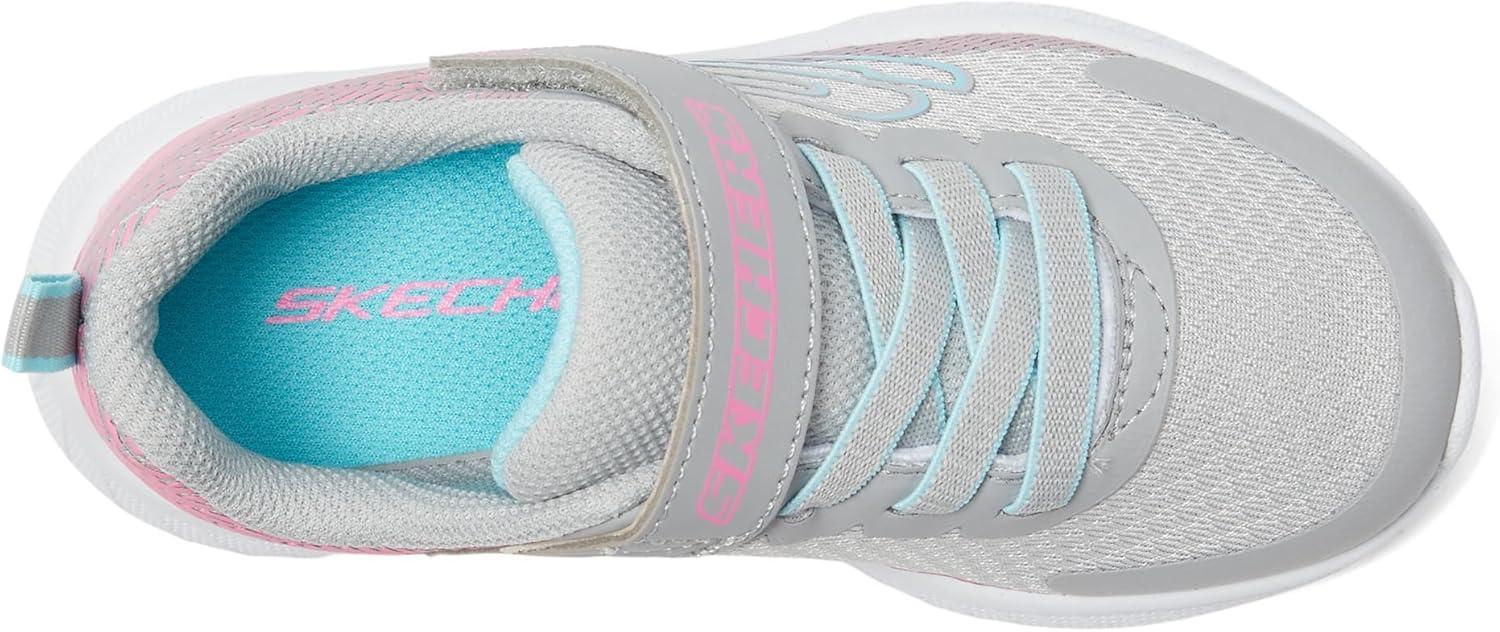 imageSkechers Kids Microspec PlusSwirl Sweet SneakersGreyPink