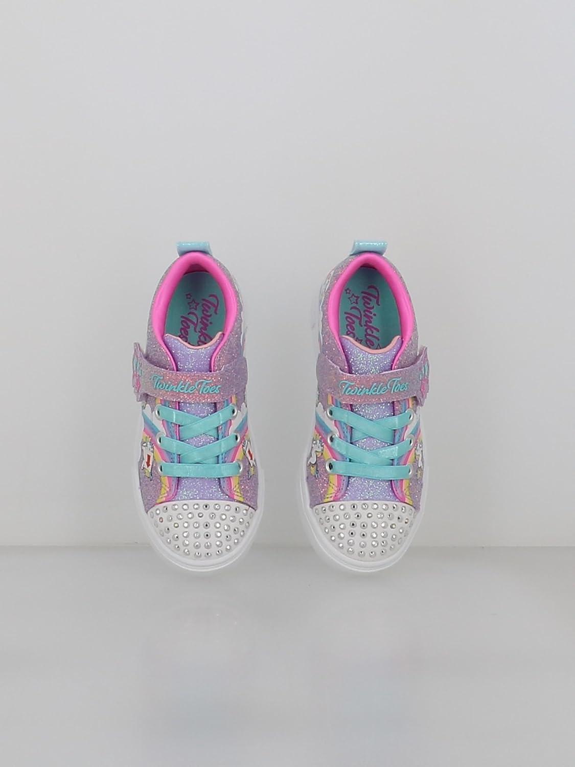 imageSkechers Kids Twinkle SparksJumpin Clouds SneakerCharcoalBlue