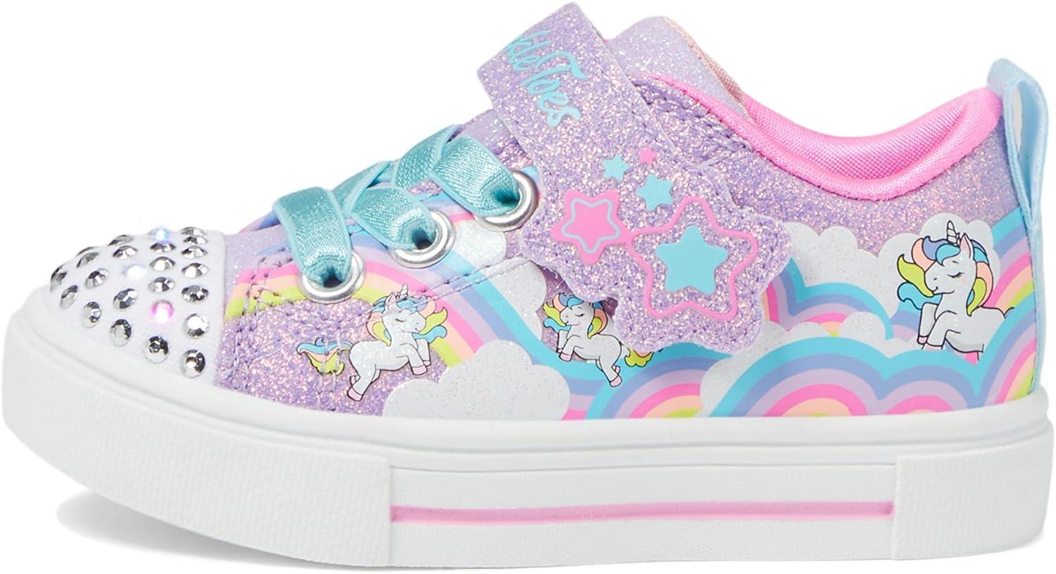 imageSkechers Kids Twinkle SparksJumpin Clouds SneakerLavenderMulti