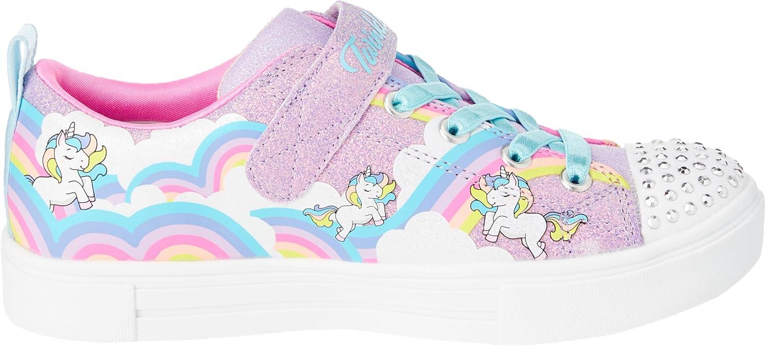 imageSkechers Kids Twinkle SparksJumpin Clouds SneakerLavenderMulti
