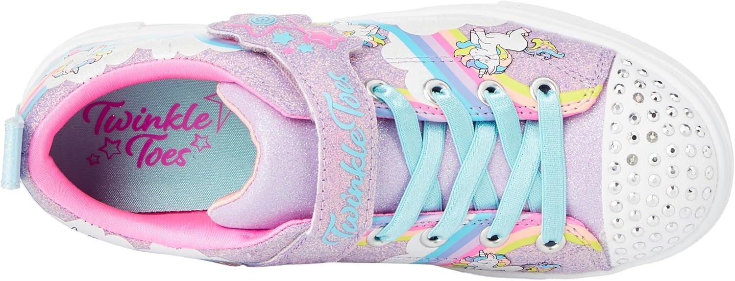imageSkechers Kids Twinkle SparksJumpin Clouds SneakerLavenderMulti