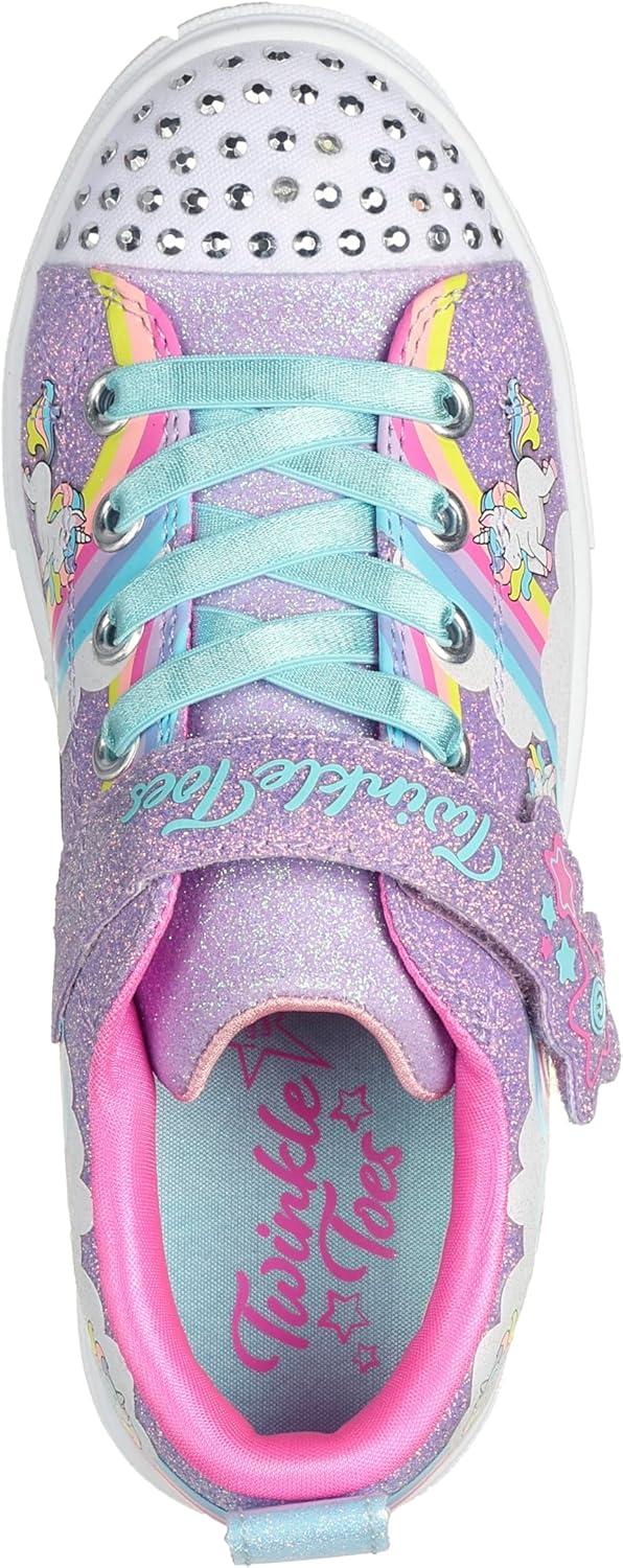 imageSkechers Kids Twinkle SparksJumpin Clouds SneakerLavenderMulti