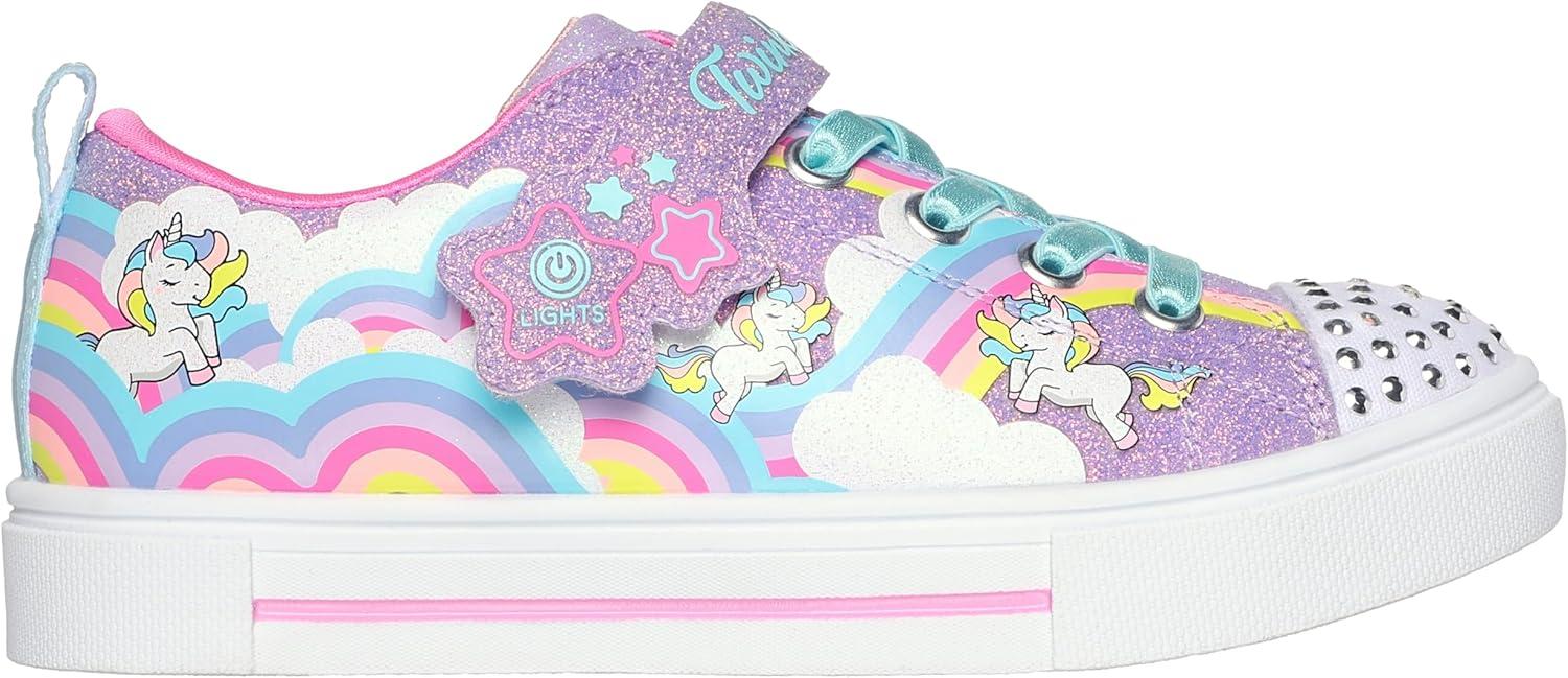 imageSkechers Kids Twinkle SparksJumpin Clouds SneakerLavenderMulti