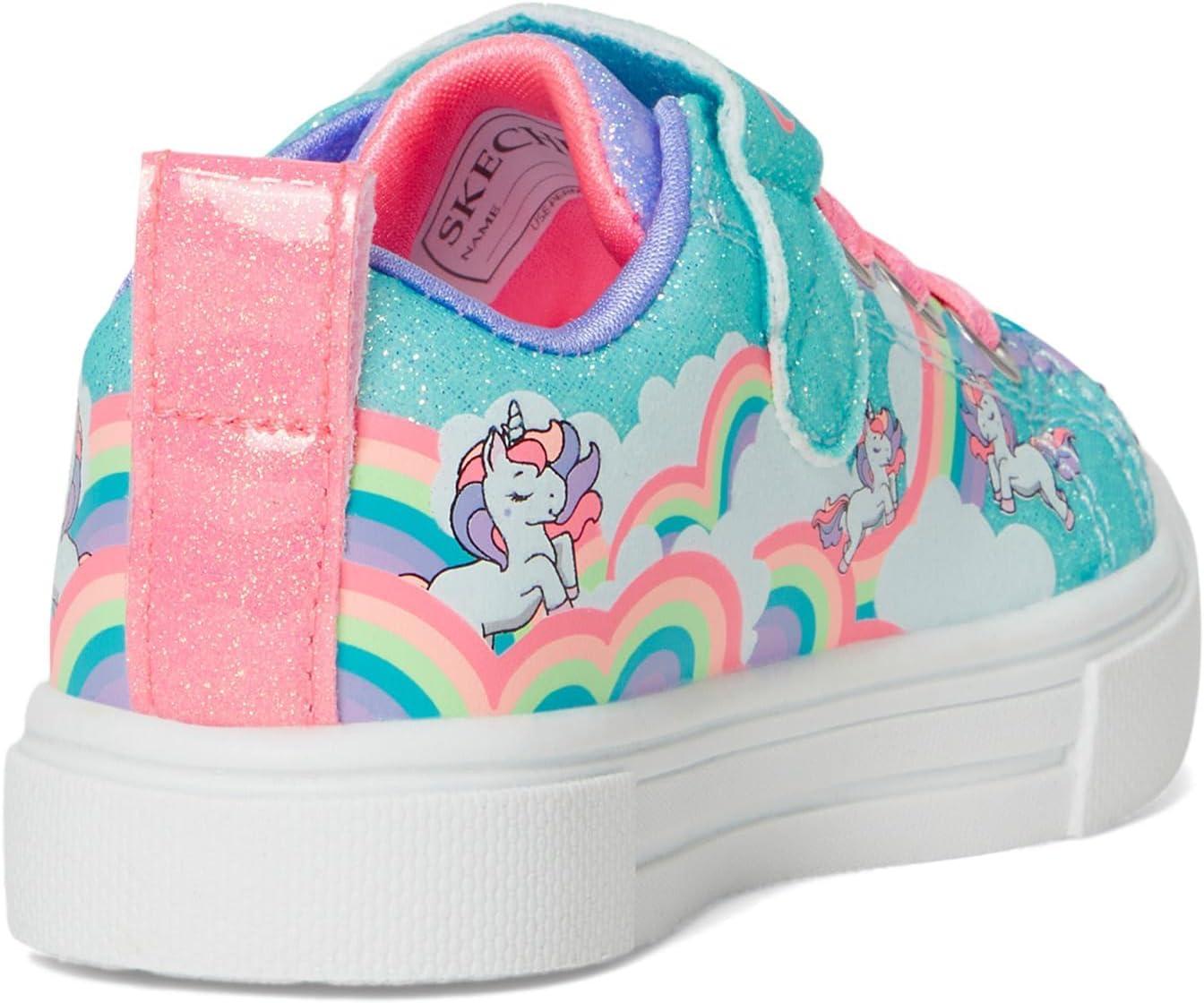 imageSkechers Kids Twinkle SparksJumpin Clouds SneakerTurquoiseMulti