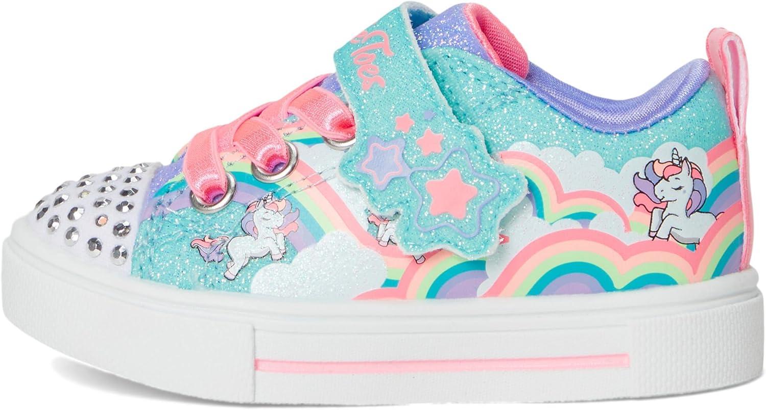 imageSkechers Kids Twinkle SparksJumpin Clouds SneakerTurquoiseMulti