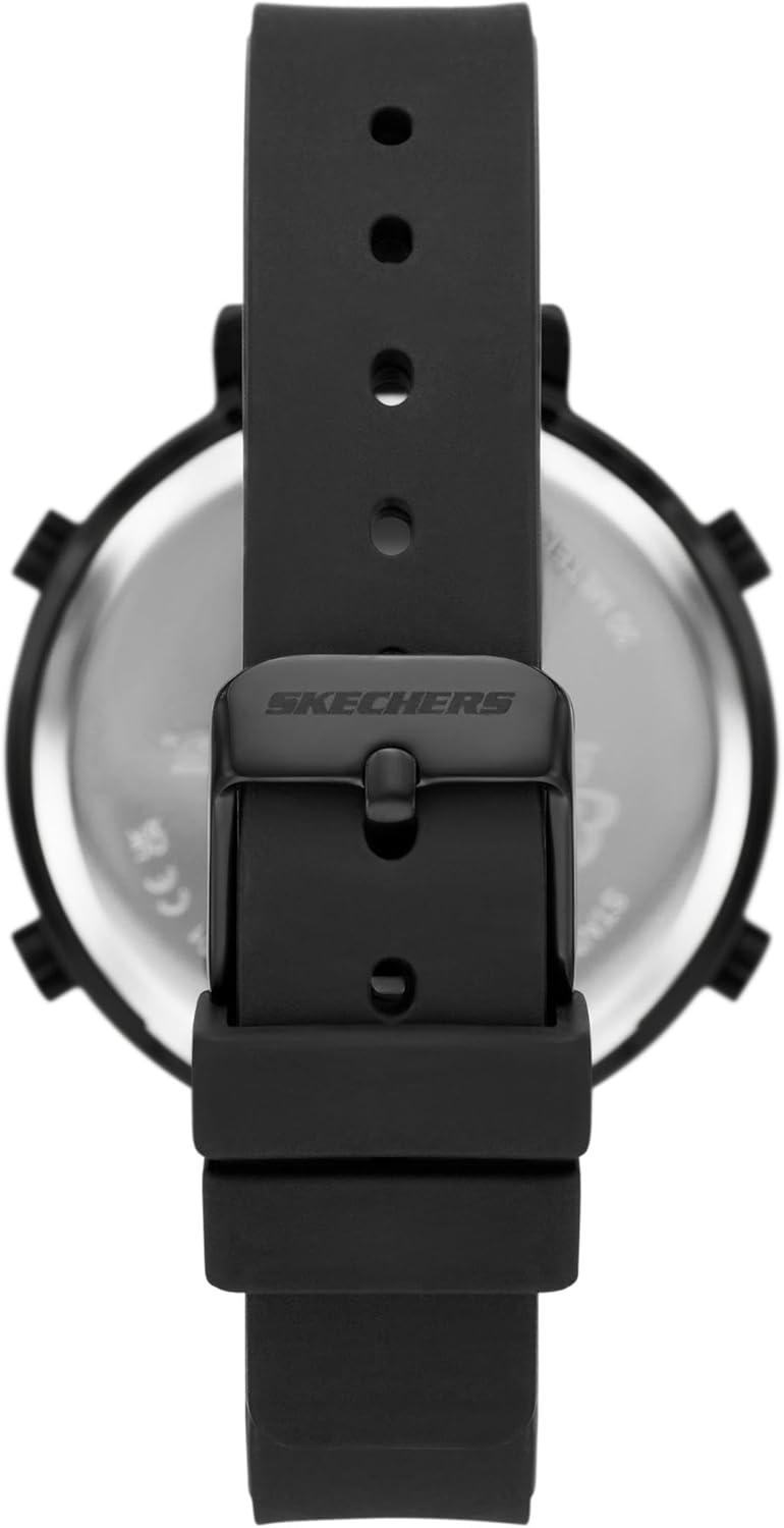 imageSkechers Magnolia Digital Silicone Watch for WomenBlack