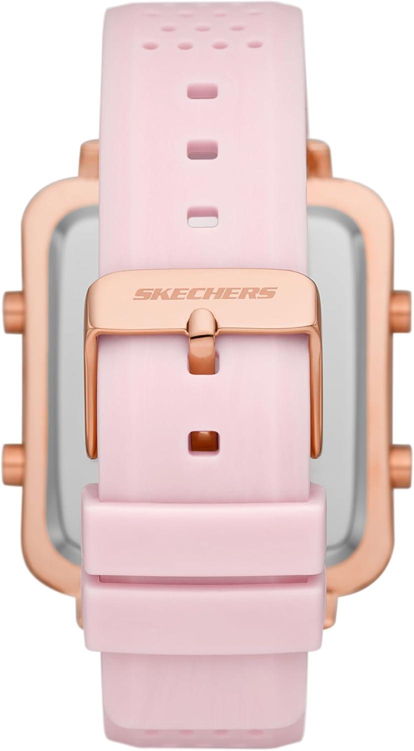 imageSkechers Magnolia Digital Silicone Watch for WomenNaylor Pink