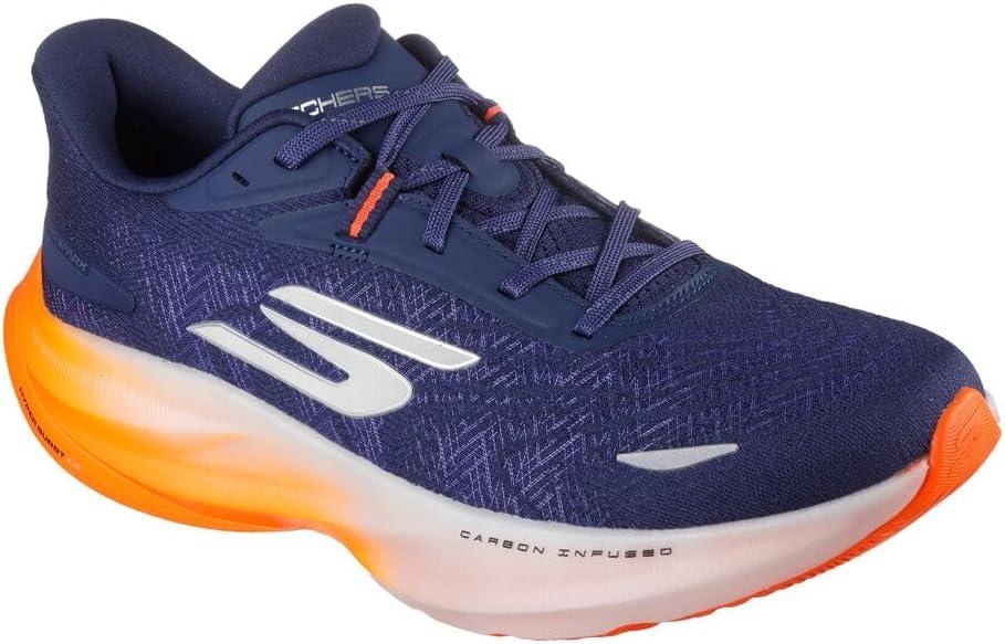 imageSkechers Mens Aero Spark SneakerNavy Orange