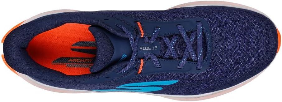 imageSkechers Mens Aero Spark SneakerNavy Orange